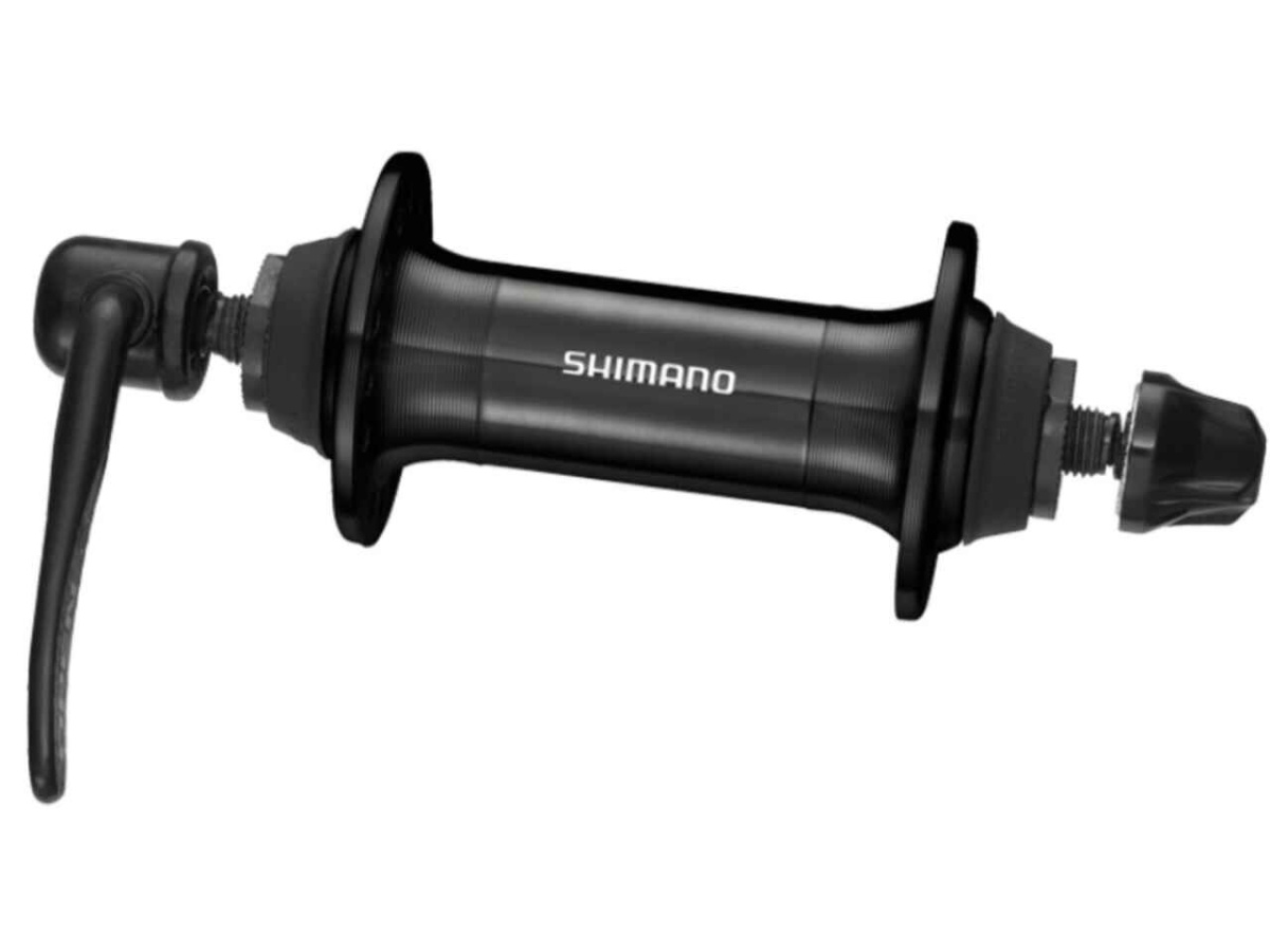 16015003 Втулка передняя Shimano HB-RM70, 32 отв, 8/9-скор, черная, OEM /Малайзия/