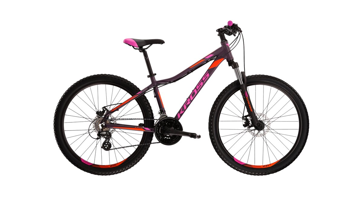 Велосипед KROSS  Lea 3.0 D 27 M pur_pin_ora m KRLE3Z27X19W001331