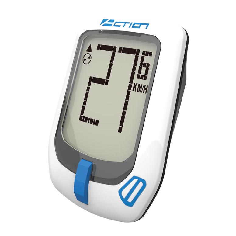 Велоспидометр Top Action T8, белый