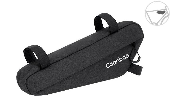 Сумка велосипедная подрамная CAANBAG "Стрела XL"цвет: черный, артикул: CAAN-TR-65BL