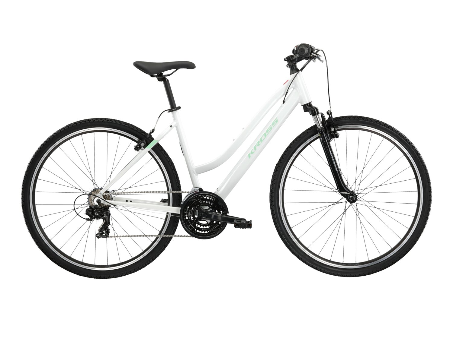 Велосипед KROSS  Evado 1.0 D 28 M whi_tur g KREV1Z28X17W004325