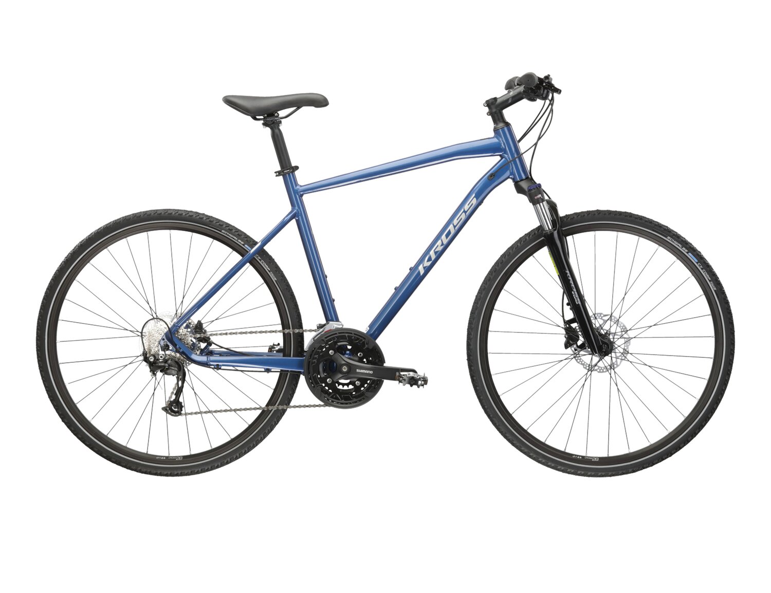 Велосипед KROSS  Evado 6.0 M 28 L blu_gry g KREV6Z28X21M005286