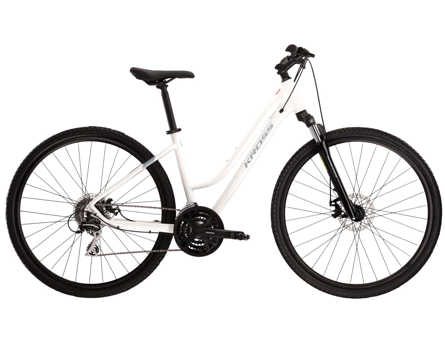 Велосипед KROSS  Evado 3.0 D 28 M whi_ste g KREV3Z28X17W003604